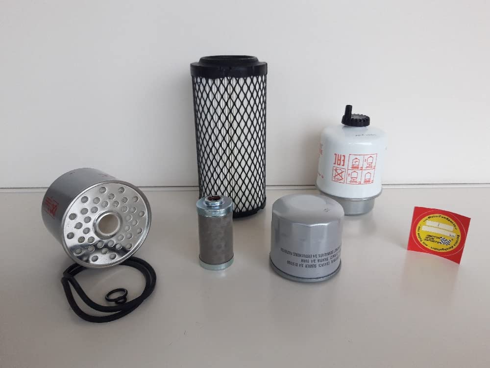 Filter - Set (klein) kompatibel mit Wacker Neuson ET 18 Ölfilter, Luftfilter, Kraftstofffilter von Motor Fun Sports