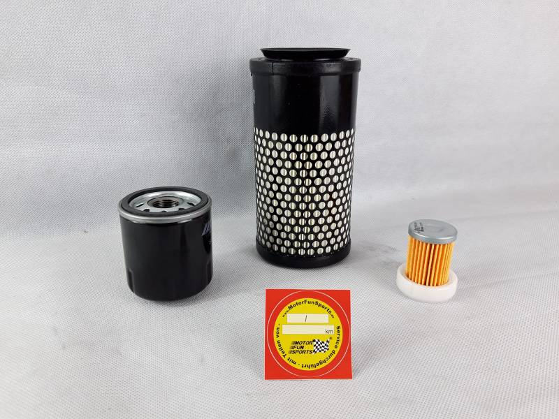 Filter - Set (klein) passend für Kubota B1620 Ölfilter, Luftfilter, Kraftstofffilter von Motor Fun Sports
