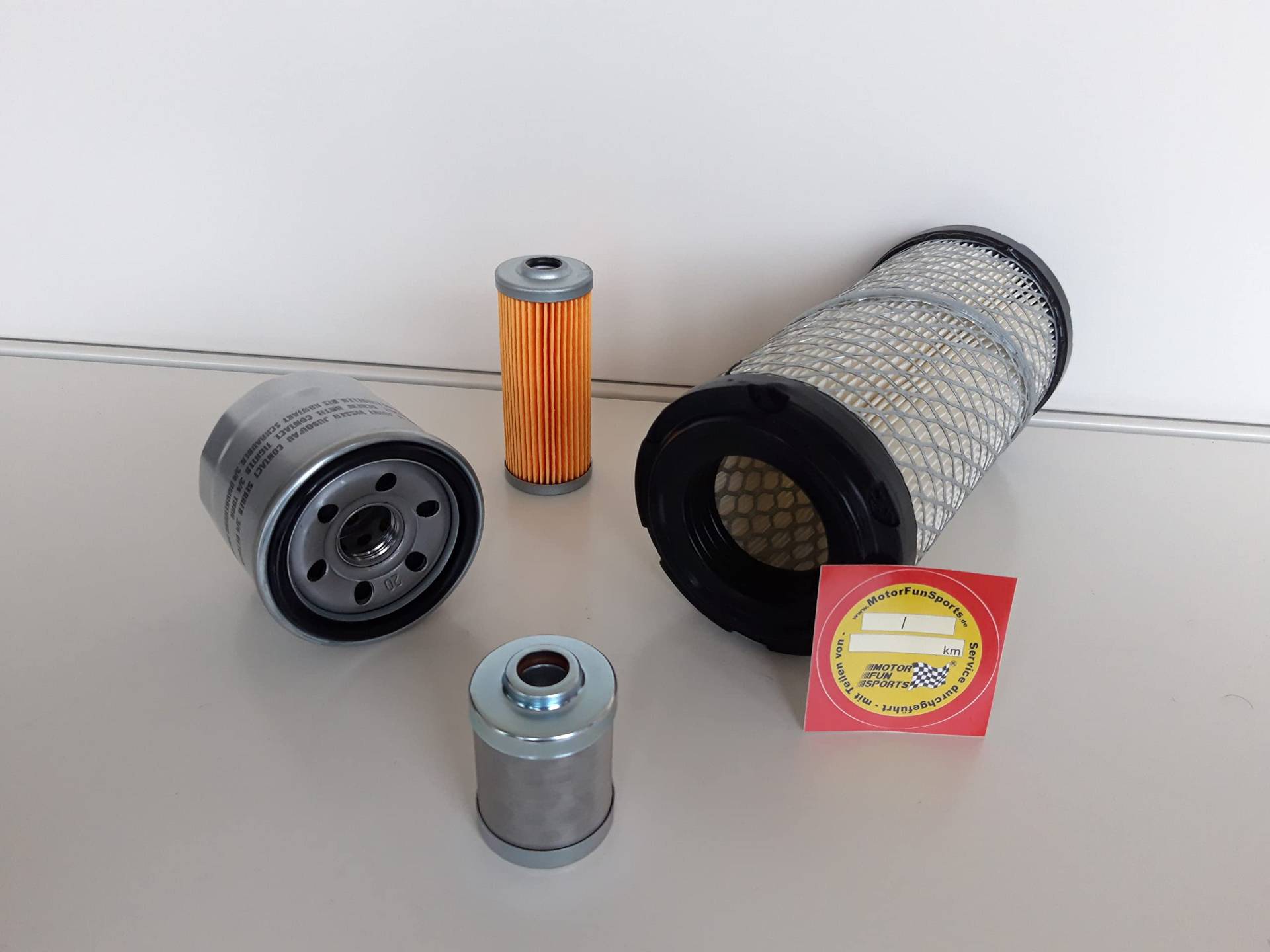 Filter - Set (klein) passend für Takeuchi TB 016 Ölfilter, Luftfilter, Kraftstofffilter von Motor Fun Sports