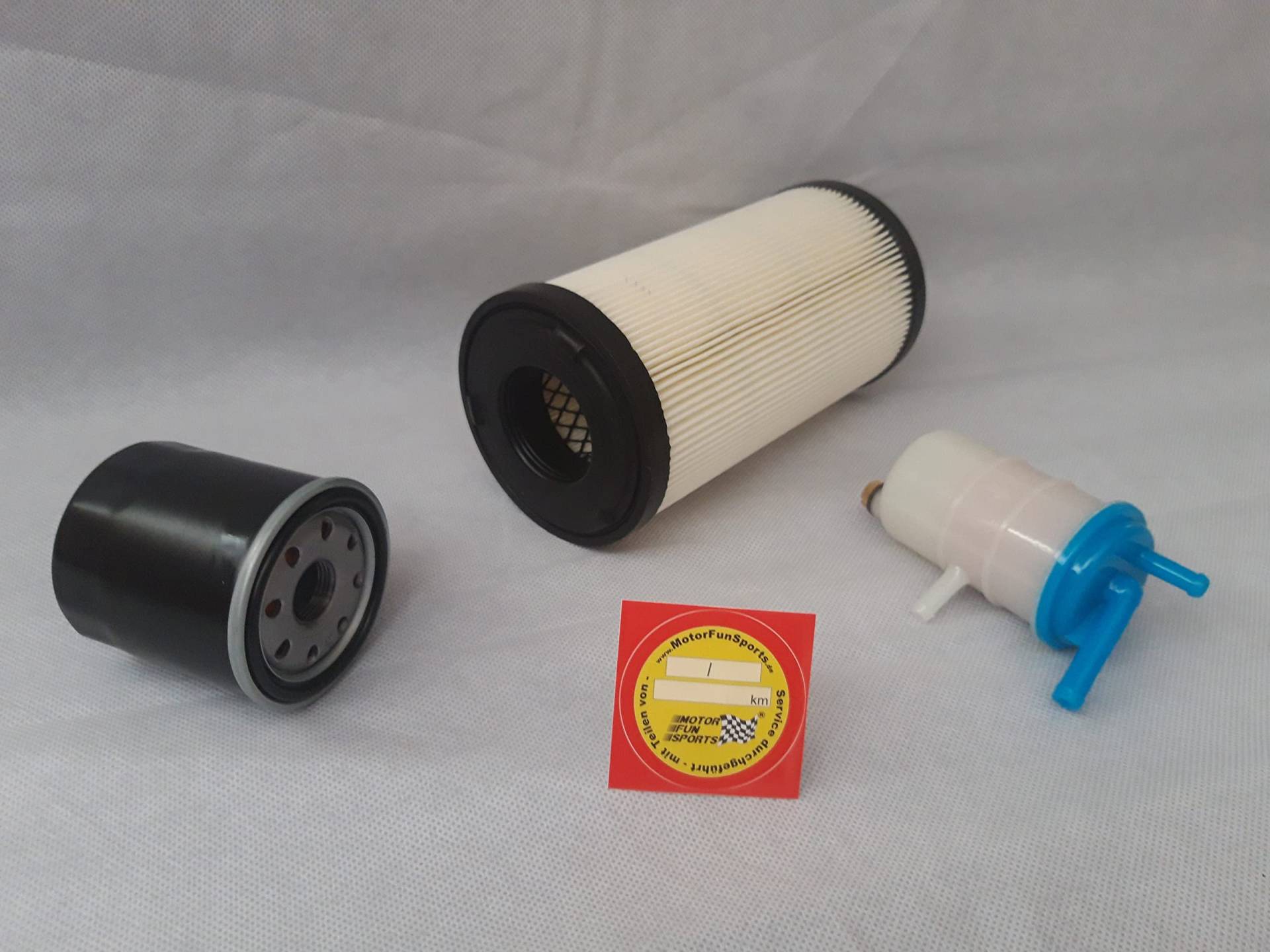 Filter - Set kompatibel mit Iseki SXG 216 mit Motor E269 Ölfilter, Luftfilter, Kraftstofffilter von Motor Fun Sports