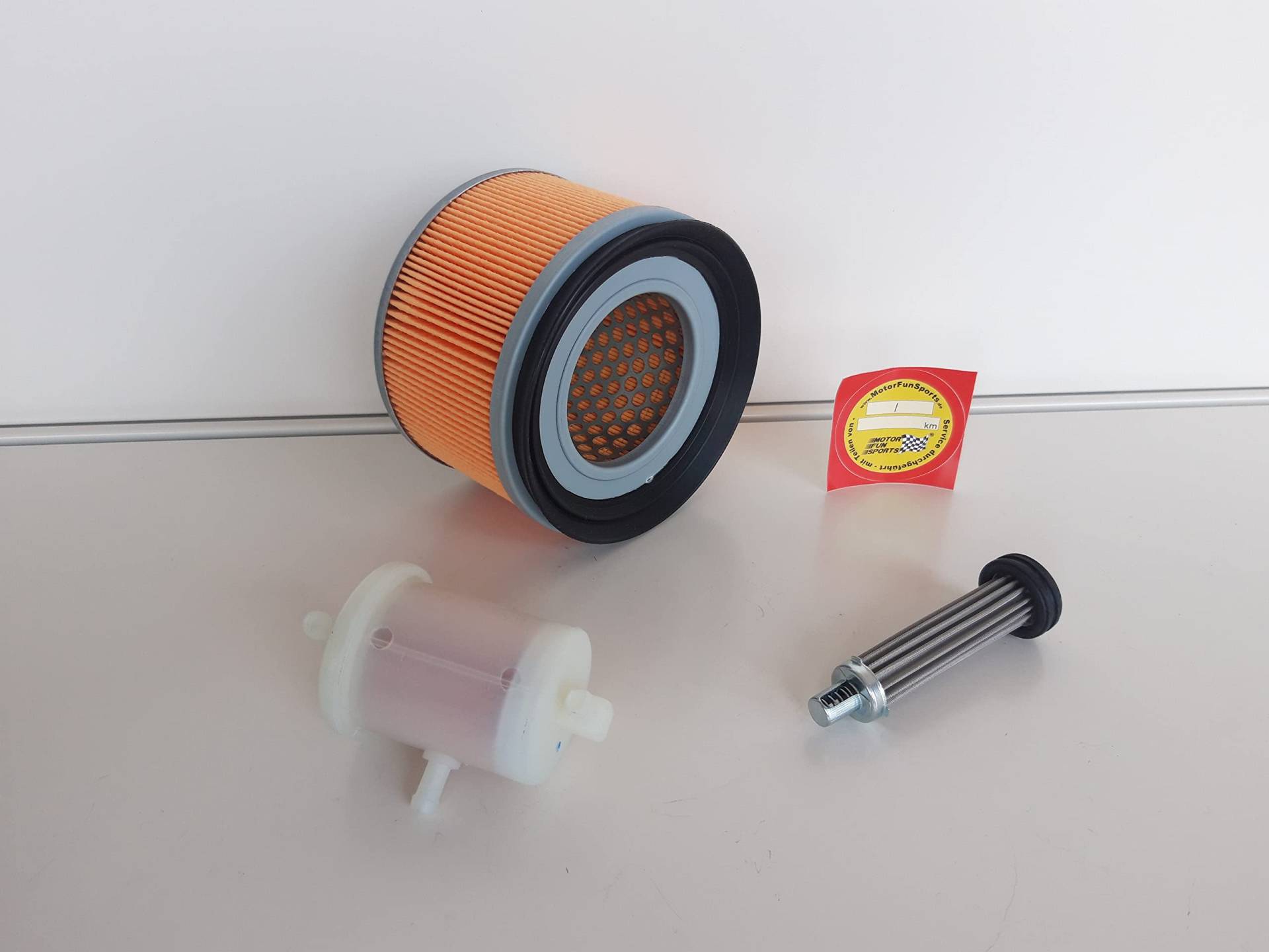 Filter Set kompatibel mit Rüttelplatte Weber CR7 mit Motor 15LD440 Ölfilter Luftfilter Kraftstoff von Motor Fun Sports