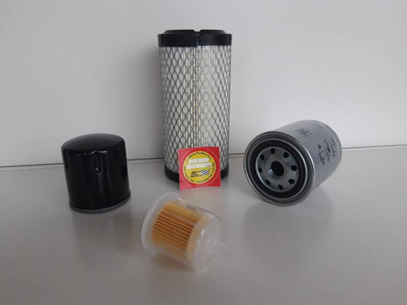 Filter - Set passend für Kubota GR1600 GR2100 GR2120 Ölfilter, Luftfilter, Kraftstofffilter, Hydraulikfilter von Motor Fun Sports