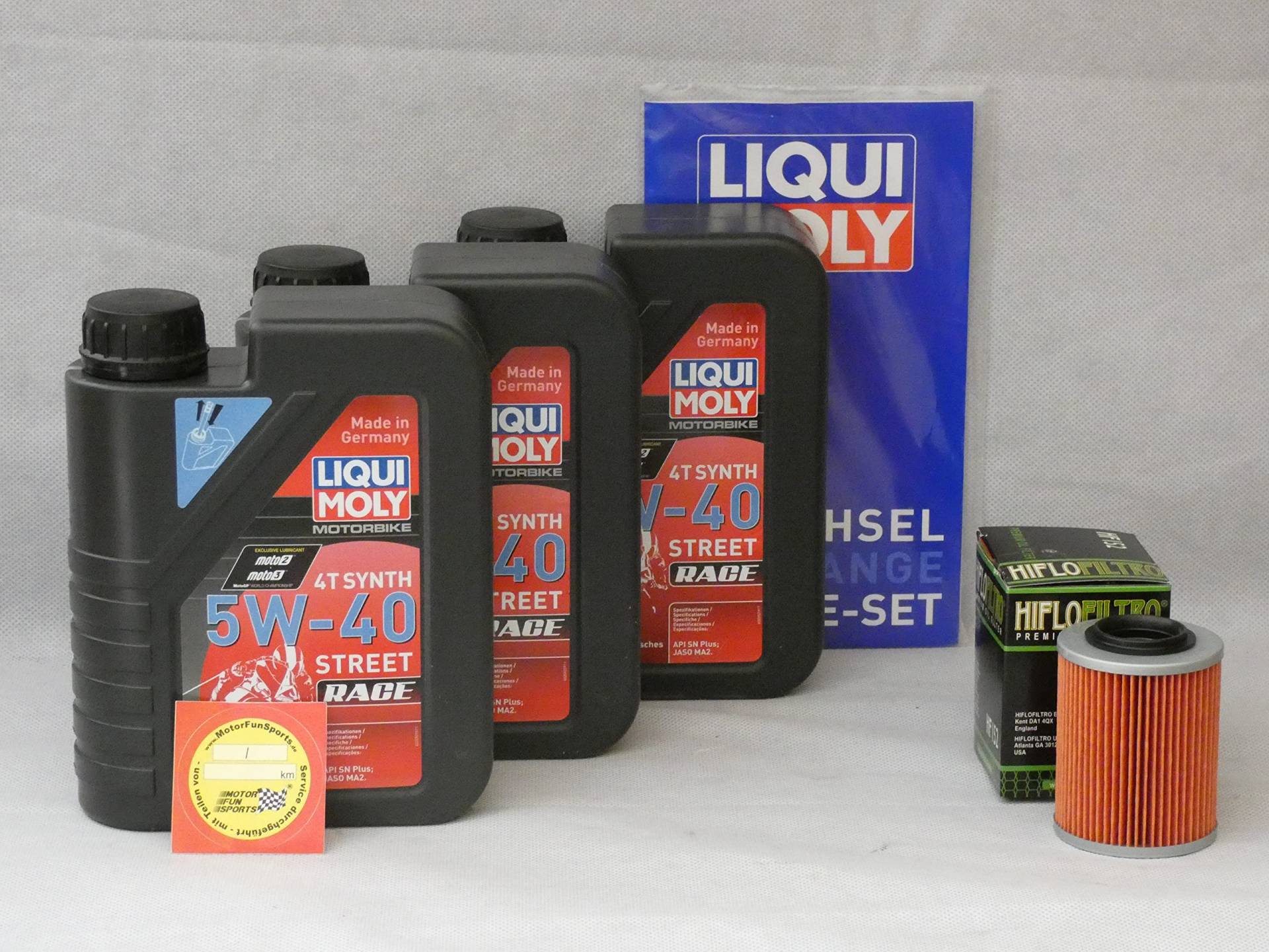 Oelwechselset kompatibel zu Can Am Outlander 500 Renegade 500 Ölfilter Öl Oelwechselset kompatibel zu Can Am Outlander 500 Renegade 500 Ölfilter Öl von Motor Fun Sports