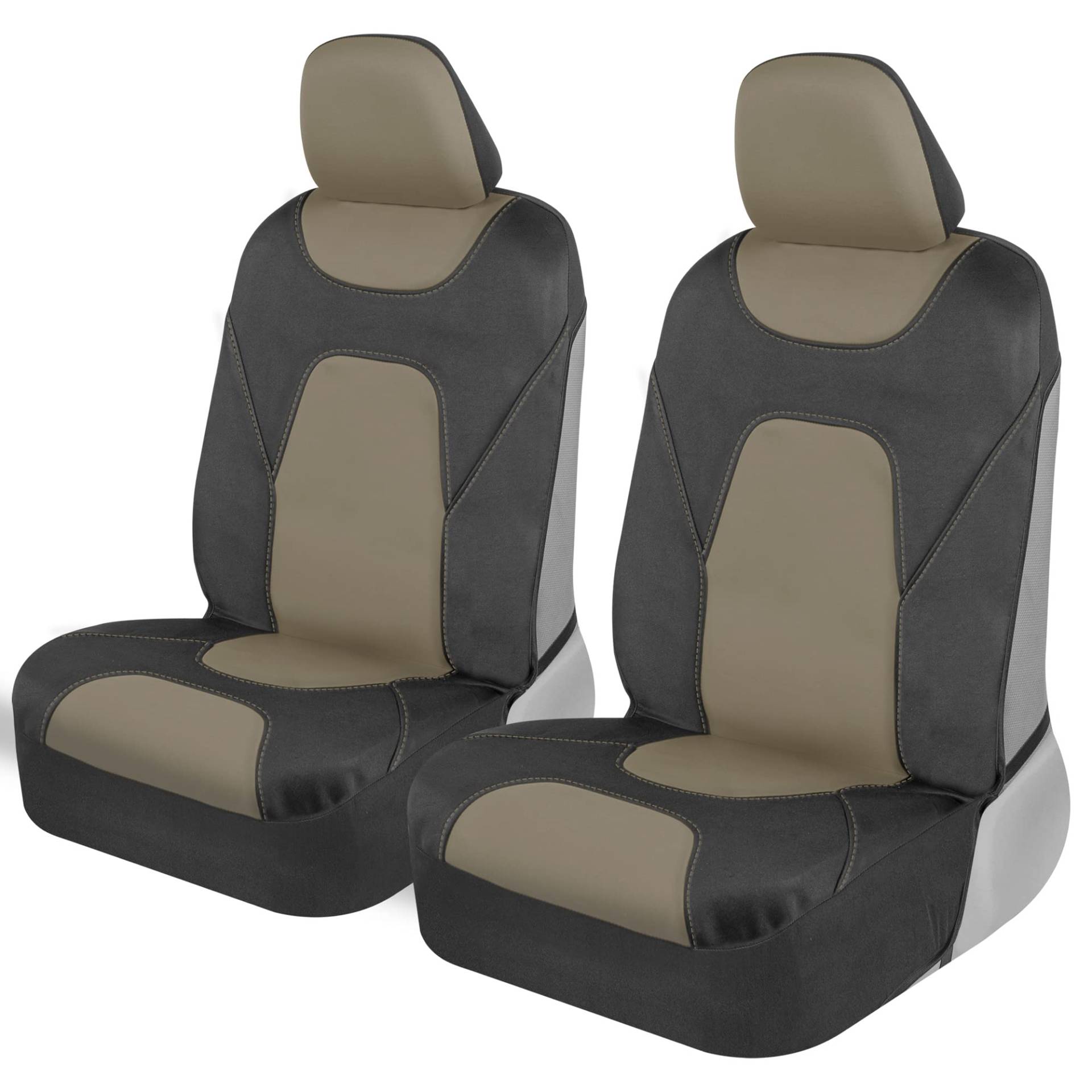 Motor Trend AquaShield wasserdichte Vordersitzbezüge, Beige Sitzbezüge für Autos - Neopren Vordersitzbezug SUV Sitzbezüge Schonbezüge - Auto-Innenbezug für Auto, LKW & Hundebesitzer Motor Trend AquaShield wasserdichte Vordersitzbezüge, Beige Sitzbezüge für Autos - Neopren Vordersitzbezug SUV Sitzbezüge Schonbezüge - Auto-Innenbezug für Auto, LKW & Hundebesitzer von Motor Trend