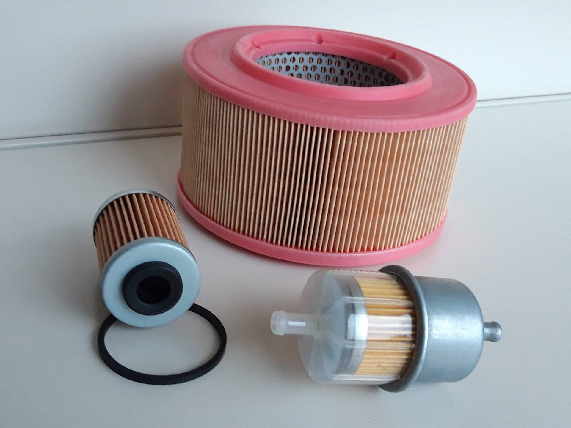 Filter-Satz passend für Rüttelplatten Wacker DPU 6055 6555 Ölfilter Luftfilter Kraftstoff von Motor Fun Sports