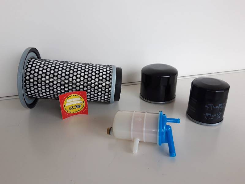 Filter - Set (groß) kompatibel mit Iseki SG 13 Ölfilter, Luftfilter, Kraftstofffilter von MotorFunSports