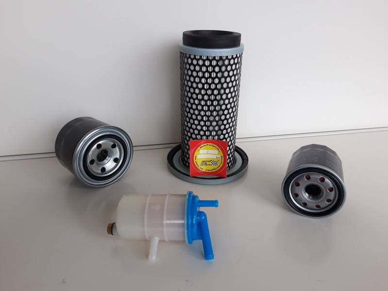 Filter - Set (groß) kompatibel mit Iseki SG 15 H Ölfilter, Luftfilter, Kraftstofffilter von MotorFunSports