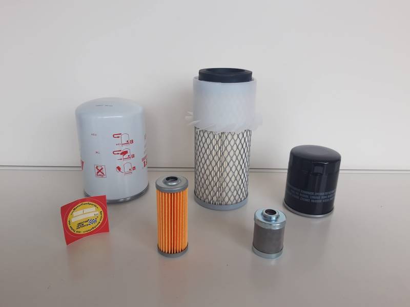 Filter - Set (groß) passend für Hanix H15 A / B Ölfilter, Luftfilter, Kraftstofffilter, Hydraulikfilter von MotorFunSports