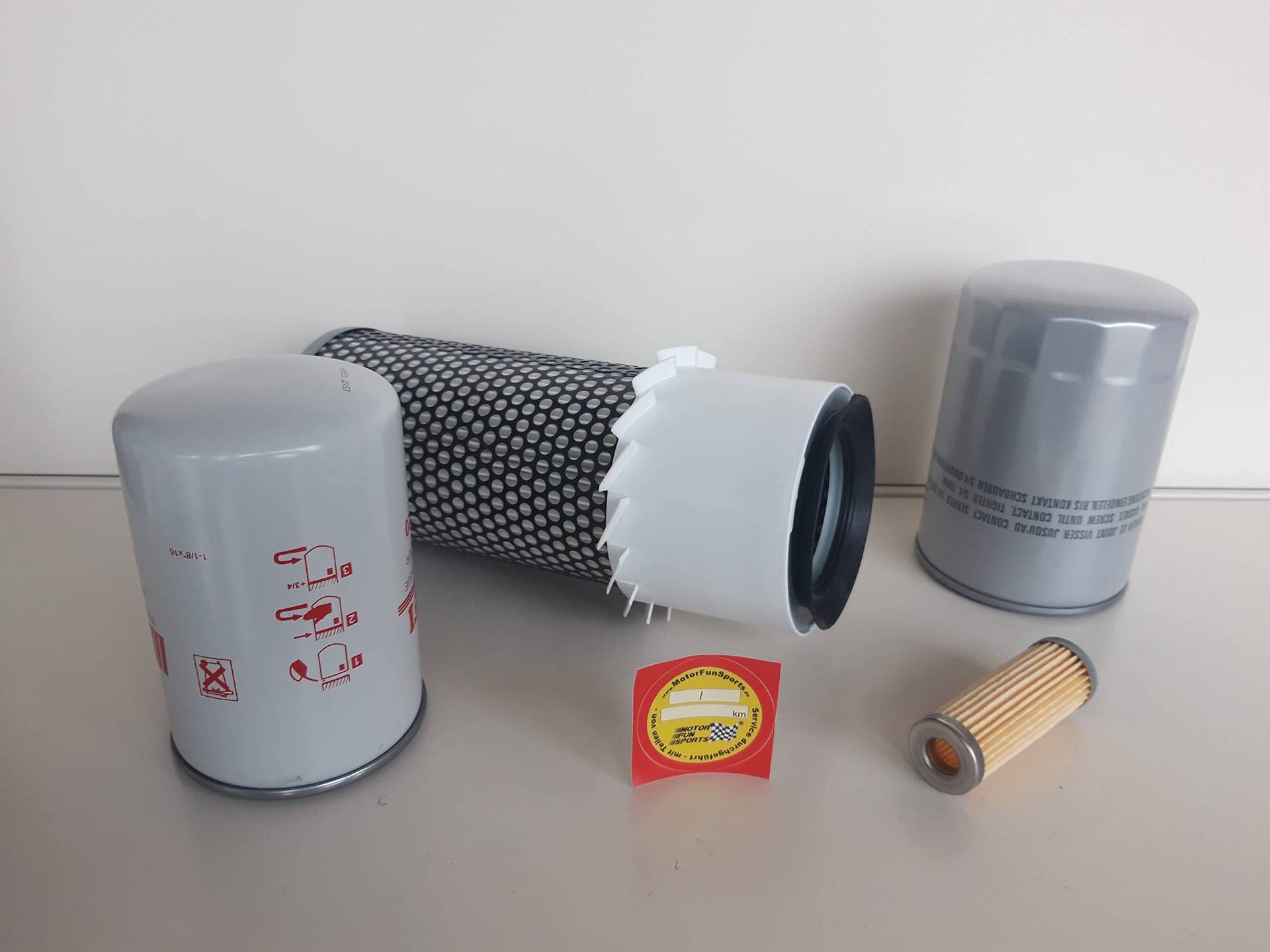 Filter - Set (groß) passend für Hanix N 260-2 Ölfilter, Luftfilter, Kraftstofffilter von MotorFunSports