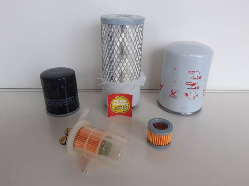 Filter - Set (groß) passend für Pel Job EB 12.4 Ölfilter, Luftfilter, Kraftstofffilter, Hydraulikfilter von MotorFunSports