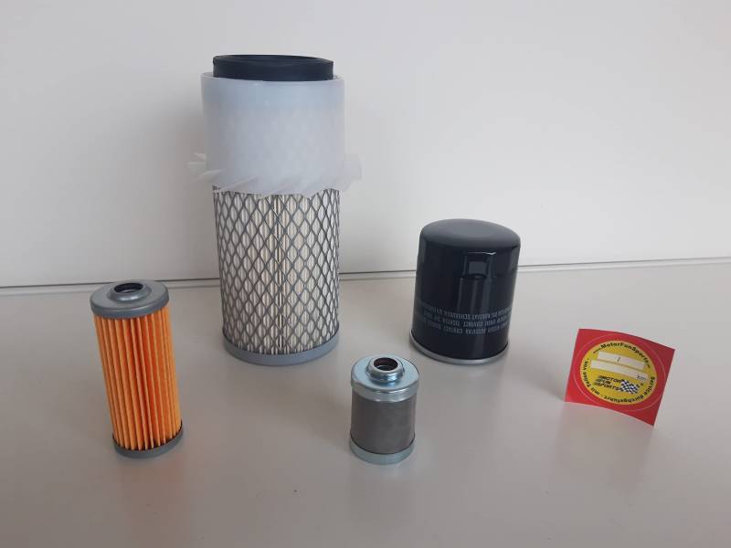 Filter - Set (klein) passend für Hanix H15 A / B Ölfilter, Luftfilter, Kraftstofffilter von MotorFunSports