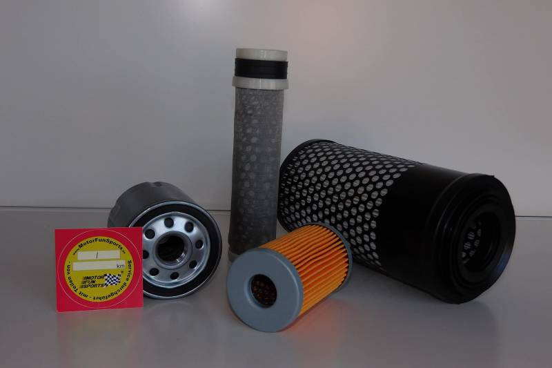 Filter - Set (klein) passend für Kubota KX 36-3 Ölfilter, Luftfilter, Kraftstofffilter von MotorFunSports