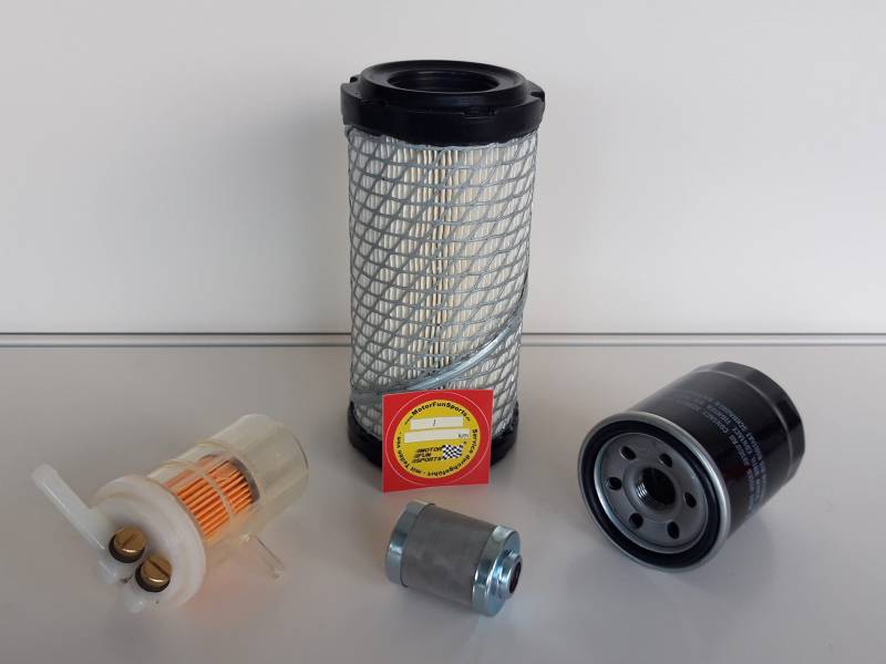 Filter - Set (klein) passend für Schaeff HR 12 Ölfilter, Luftfilter, Kraftstofffilter von MotorFunSports