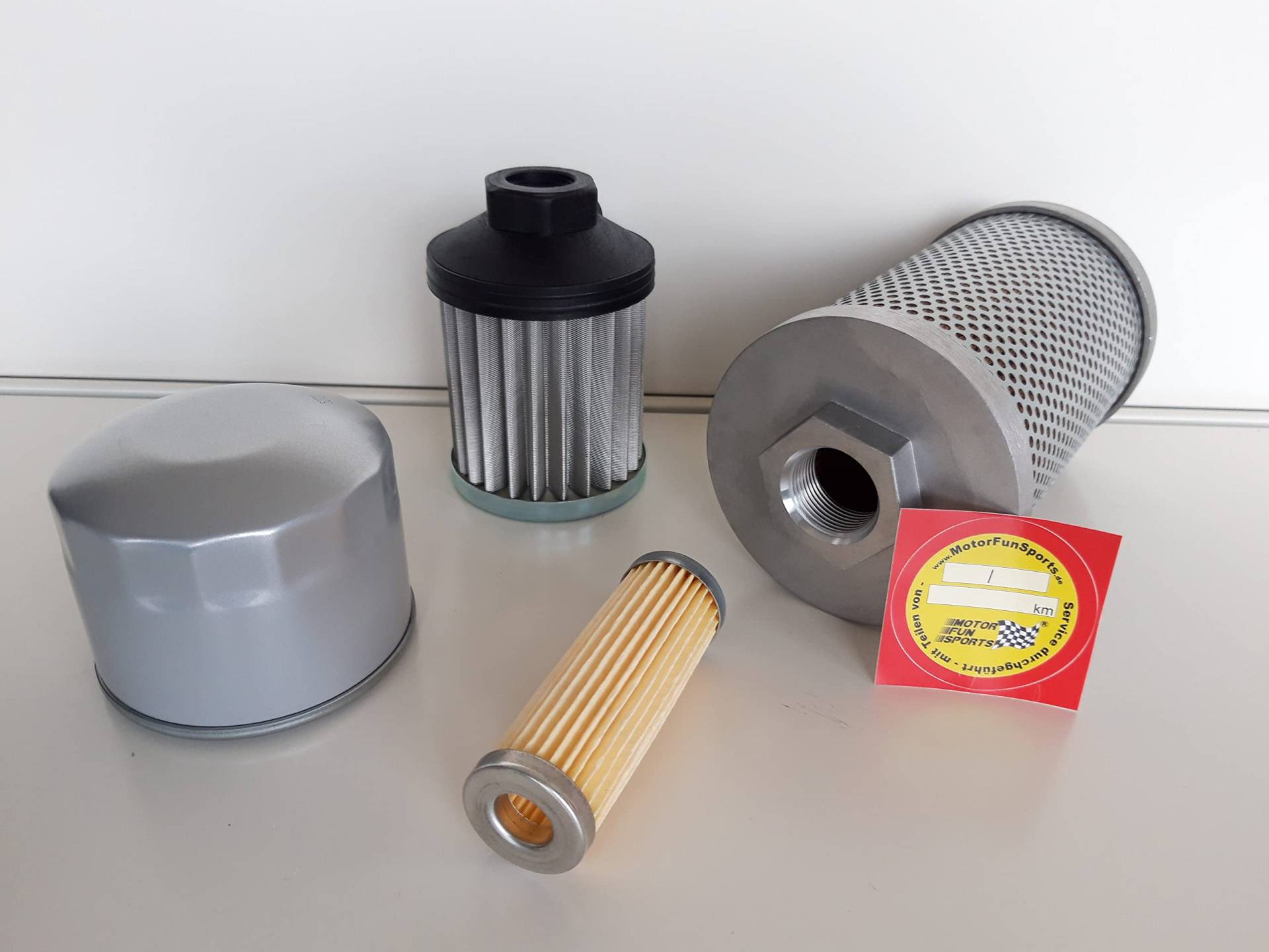 Filter - Set passend für Kubota KH007 Ölfilter, Hydraulikfilter, Kraftstofffilter von MotorFunSports
