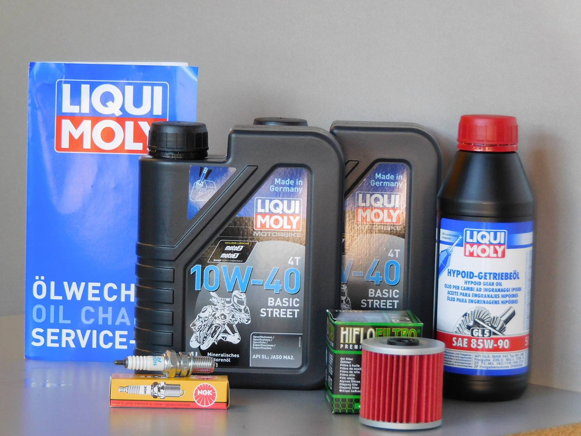 MotorFunSports Wartungs Set ATV Quad Kawasaki KLF 300 Bayou Inspektion Öl Zündkerze Ölfilter MotorFunSports Wartungs Set ATV Quad Kawasaki KLF 300 Bayou Inspektion Öl Zündkerze Ölfilter von MotorFunSports