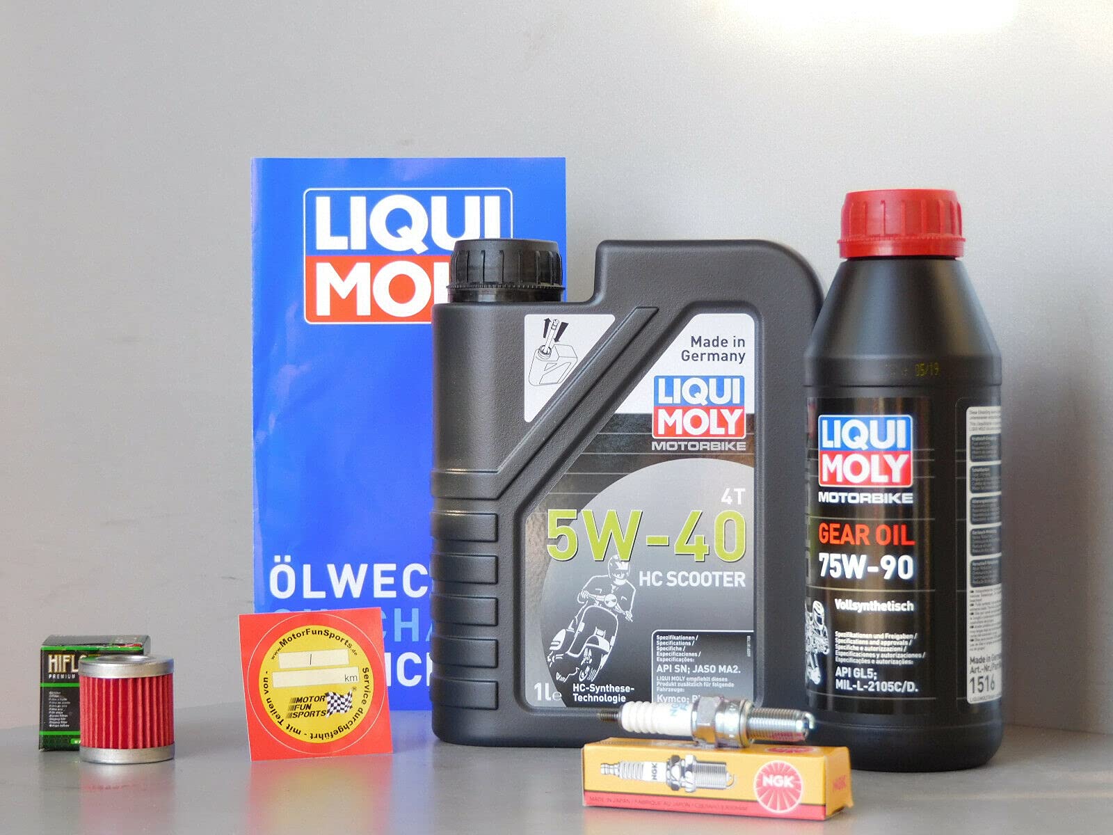 MotorFunSports Wartungs Set Aprilia Habana 125 Öl Ölfilter Zündkerze Service Inspektion MotorFunSports Wartungs Set Aprilia Habana 125 Öl Ölfilter Zündkerze Service Inspektion von MotorFunSports