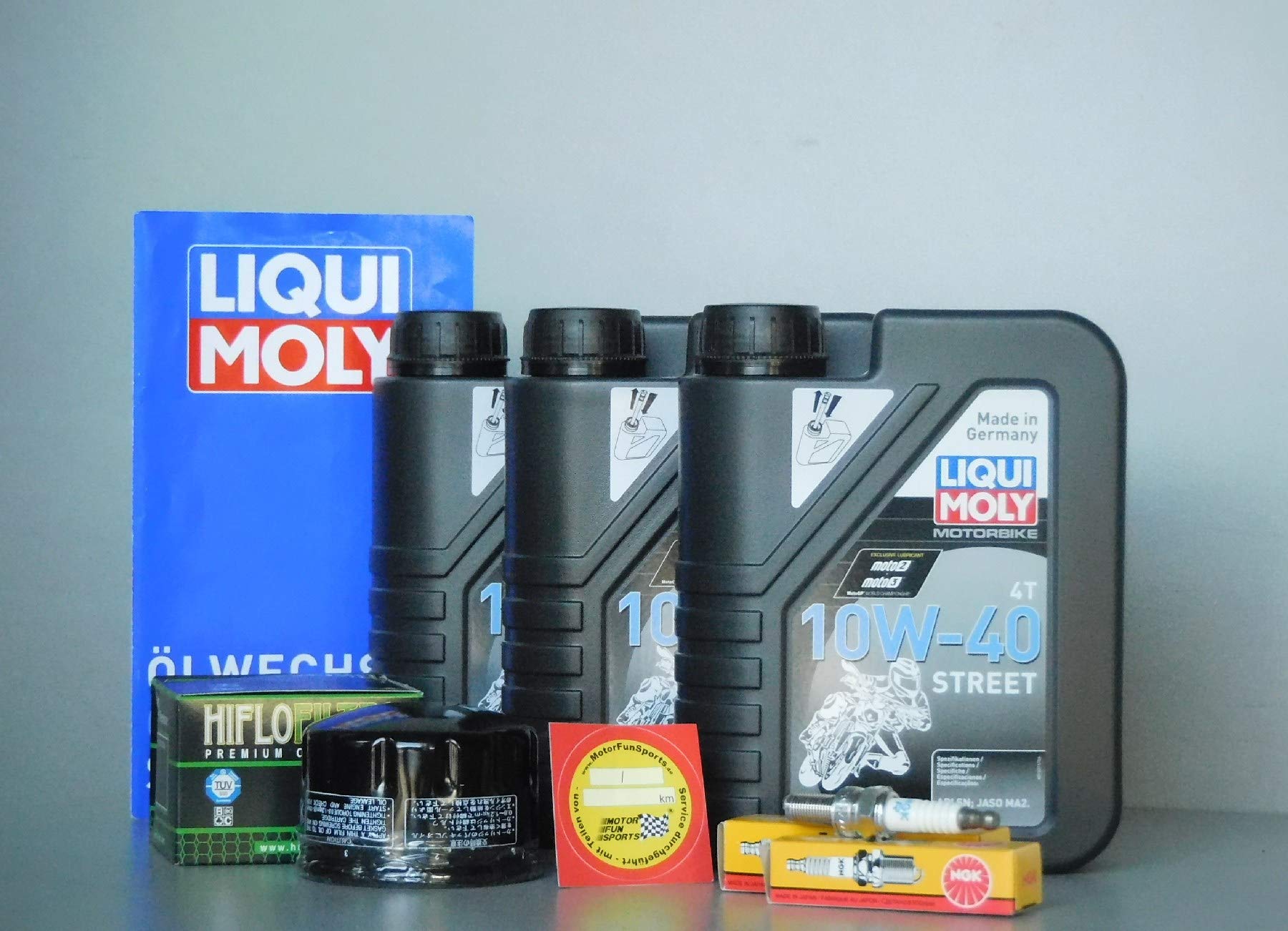 MotorFunSports Wartungs Set Kymco AK 550 Öl Ölfilter Zündkerze Inspektion MotorFunSports Wartungs Set Kymco AK 550 Öl Ölfilter Zündkerze Inspektion von MotorFunSports