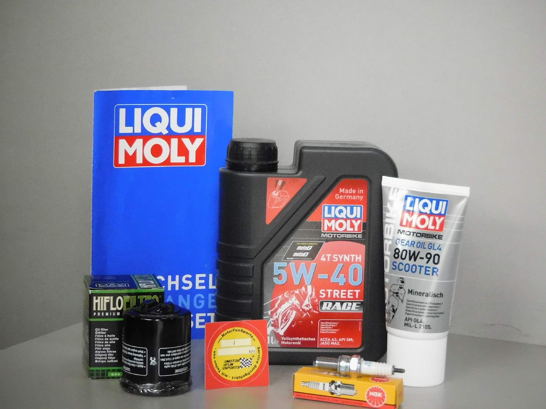 Wartungs Set passend für Vespa GT 200 - Service Inspektion Zündkerze Öl Ölfilter Wartungs Set passend für Vespa GT 200 - Service Inspektion Zündkerze Öl Ölfilter von MotorFunSports