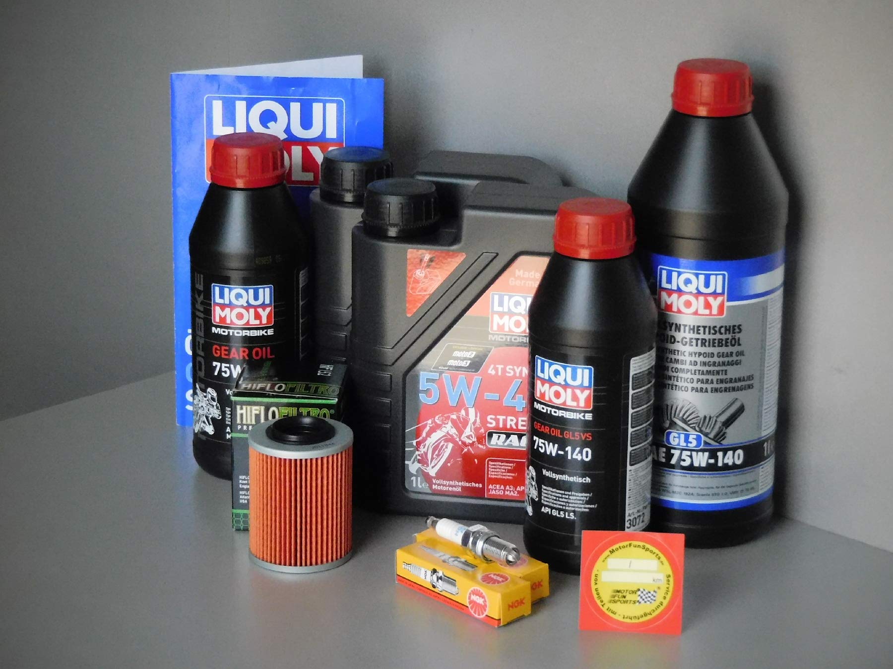 MotorFunSports Wartungs - Set kompatibel für Quad Can Am Traxter 1000 Inspektion Wartung Öl Filter Kerze MotorFunSports Wartungs - Set kompatibel für Quad Can Am Traxter 1000 Inspektion Wartung Öl Filter Kerze von MotorFunSports