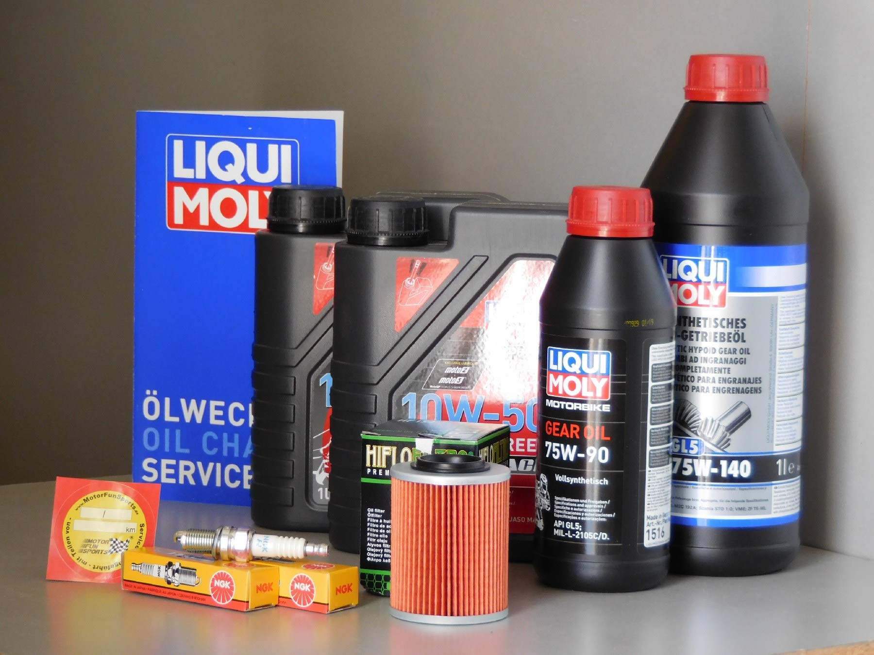 Wartungsset Can Am Renegade 650 Öl Zündkerze Filter Wartungsset Can Am Renegade 650 Öl Zündkerze Filter von MotorFunSports