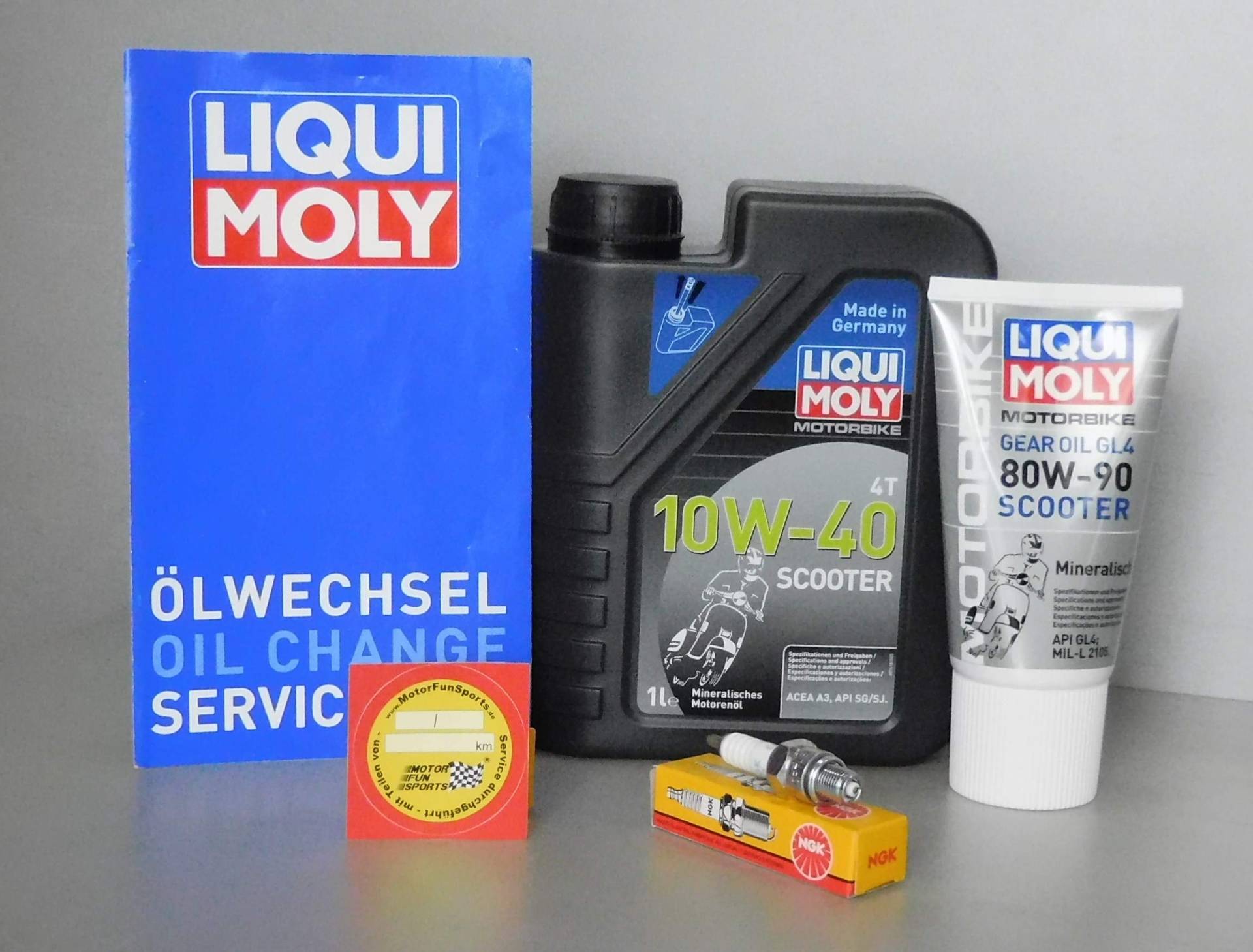 Wartungs Set AGM Motors GMX 450 - Service Inspektion Zündkerze Öl von MotorFunSports