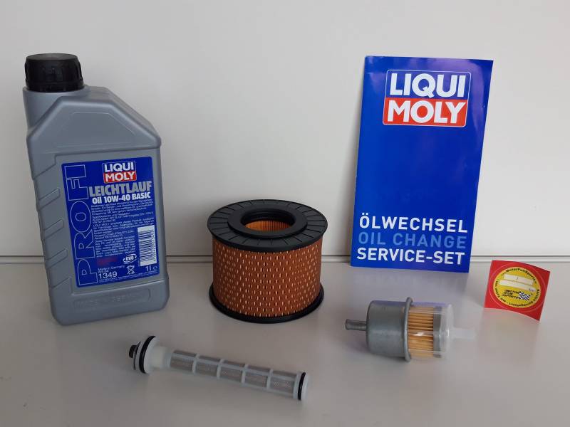 Wartungsset kompatibel mit Wacker DPU 2550 H mit Motor 1B20-7 Öl Ölfilter Luftfilter Kraftstofffilter von MotorFunSports