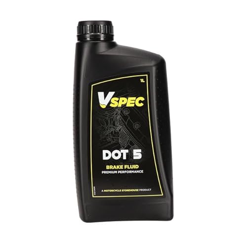 Motorcycle Storehouse B.V. DOT 5 Silikon Bremsflüssigkeit 1 Liter Auto Motorrad Oldtimer von PGONA