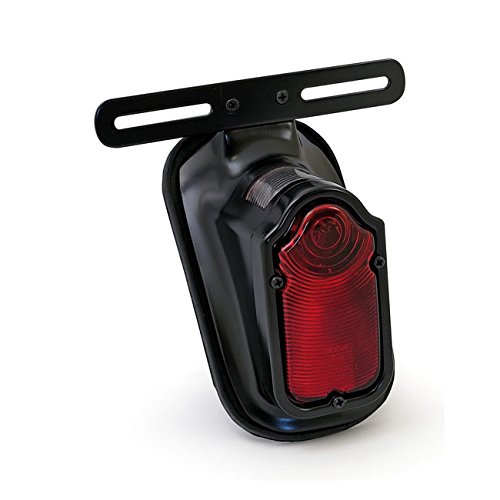 Rücklicht Tombstone Schwarz E-Mark Harley und Custom von Motorcycle