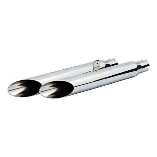 Auspuff Slash Cut 2,5 Chrom für Harley Davidson Sportster von 1980 bis 2003 für Harley Davidson Sportster von 1980 bis 2003 als Paar Auspuff Slash Cut 2,5 Chrom für Harley Davidson Sportster von 1980 bis 2003 für Harley Davidson Sportster von 1980 bis 2003 als Paar von Motorcyclestorehouse