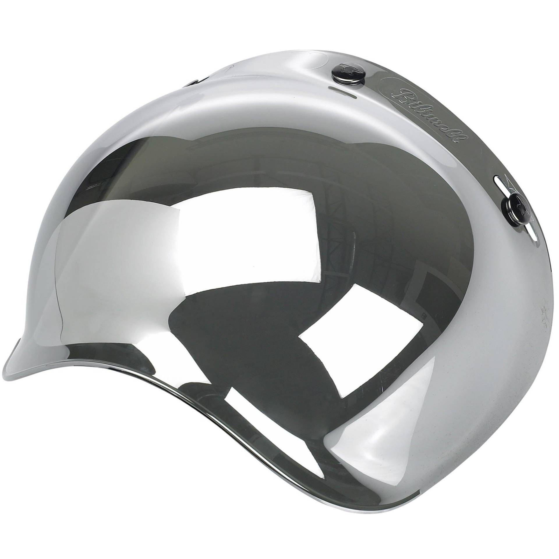 Visier Bubble Biltwell Spiegel Antibeschlag für Helme Jet A 3 Knöpfen – Neuheit. von Motorcyclestorehouse