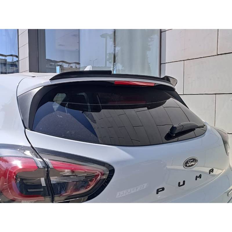 Dachspoiler (Spoilerkappe) kompatibel mit Ford Puma ST-Line 2019- (ABS Glossy Black) von Motordrome