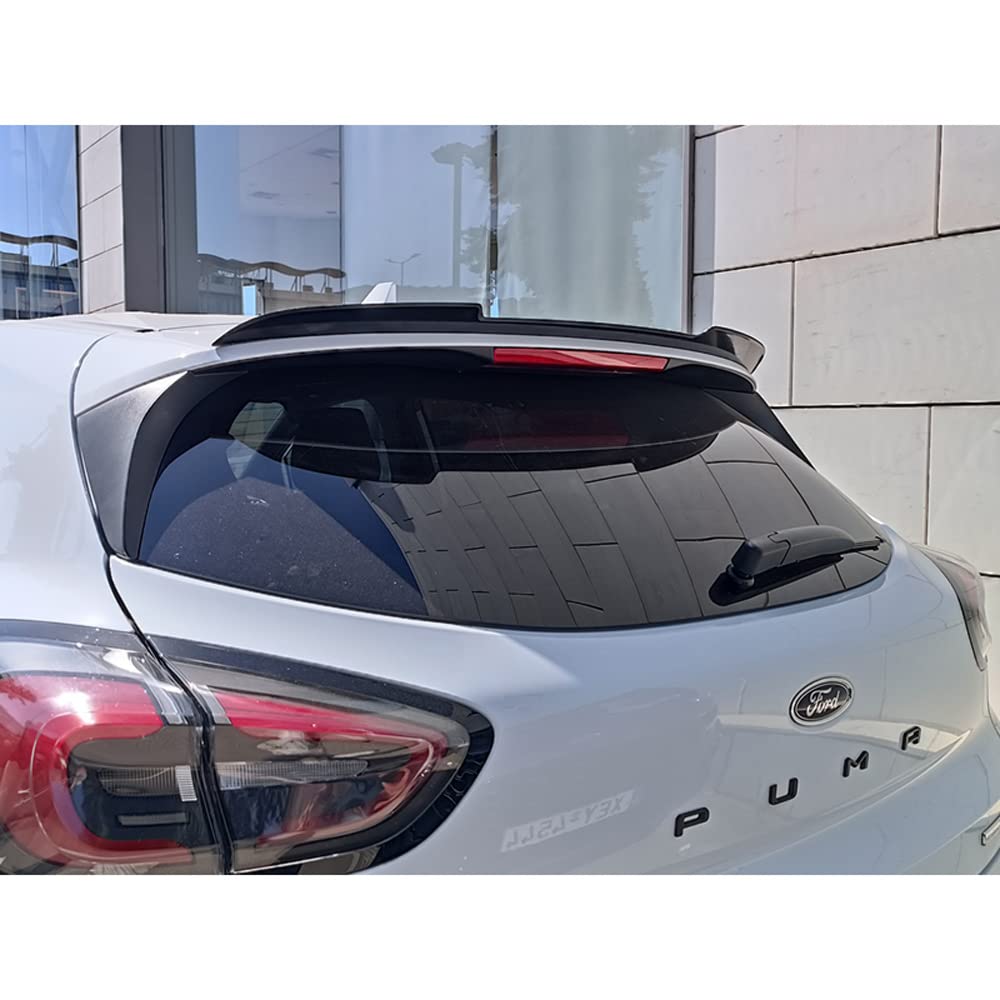 Dachspoiler (Spoilerkappe) kompatibel mit Ford Puma ST-Line 2019- (ABS Glossy Black) von Motordrome