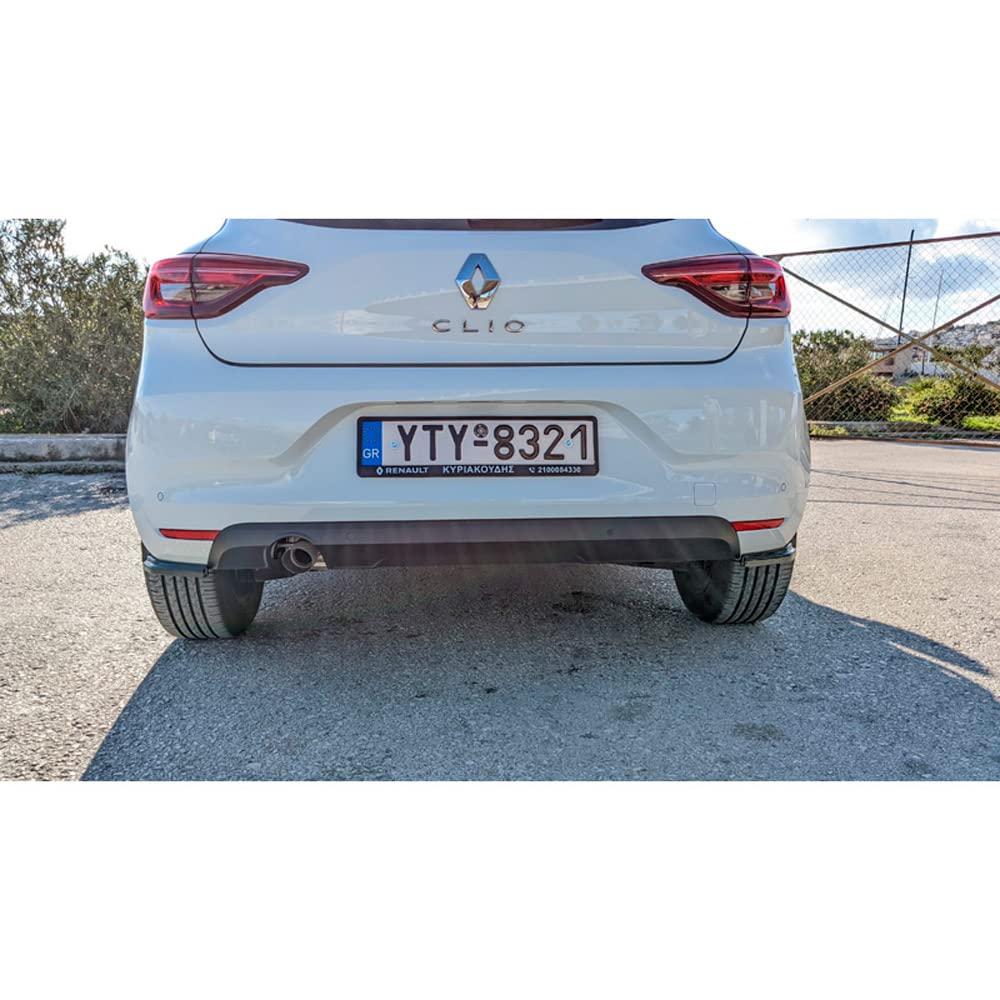 Motordrome K175-003 Heckschürzenansatz (Diffuser) kompatibel mit Renault Clio V 5-türer 2019- (ABS) von Motordrome