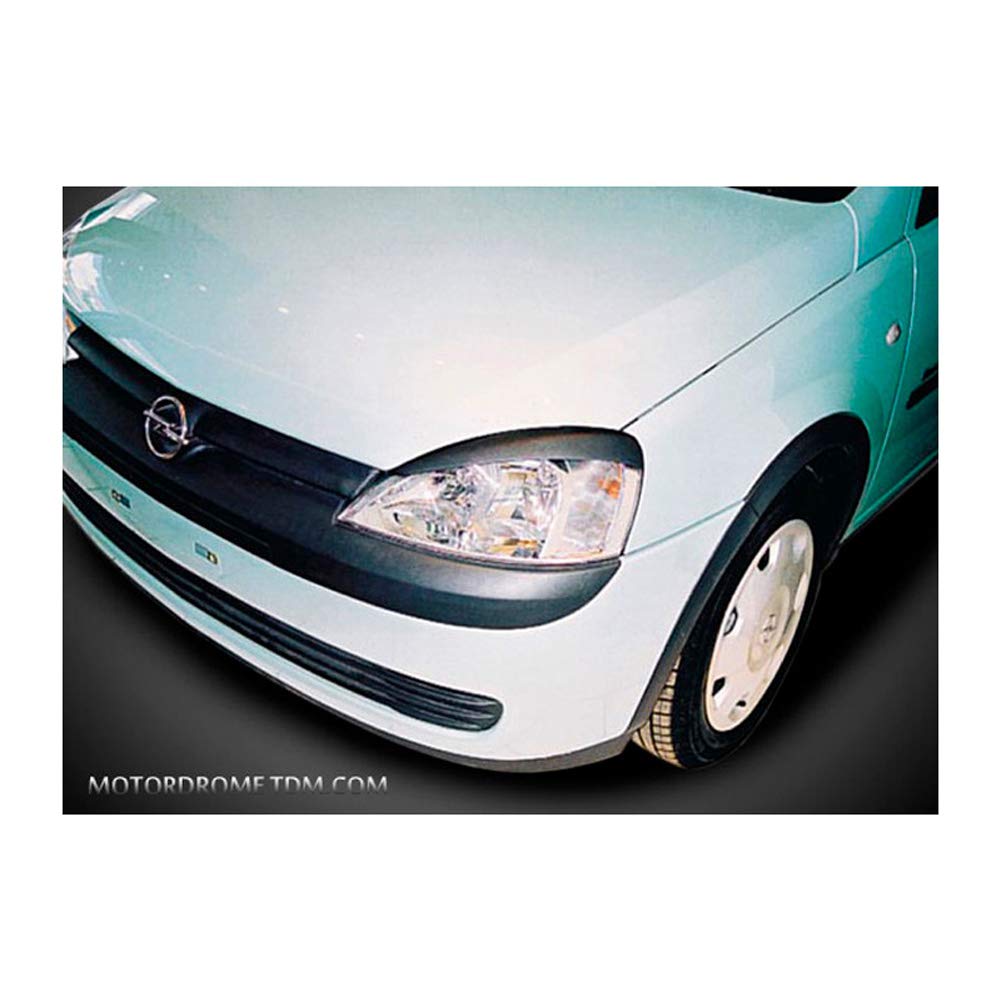Satz Scheinwerferblenden kompatibel mit Opel Corsa C 2000-2006 (ABS) von Motordrome