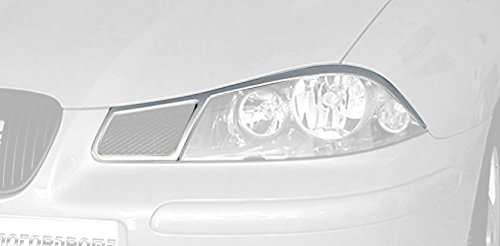 Satz Scheinwerferblenden kompatibel mit Seat Ibiza 6L 2002-2008 (ABS) von Motordrome