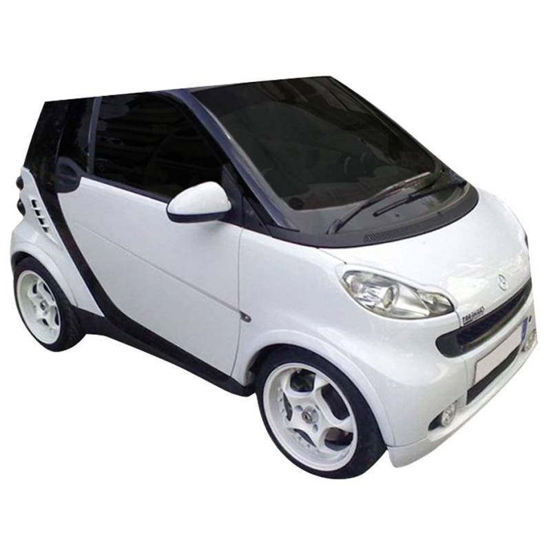Motordrome FR.00.0126 Scheinwerferblenden kompatibel mit MCC Smart ForTwo (451) 2007-2014 (ABS) von Motordrome