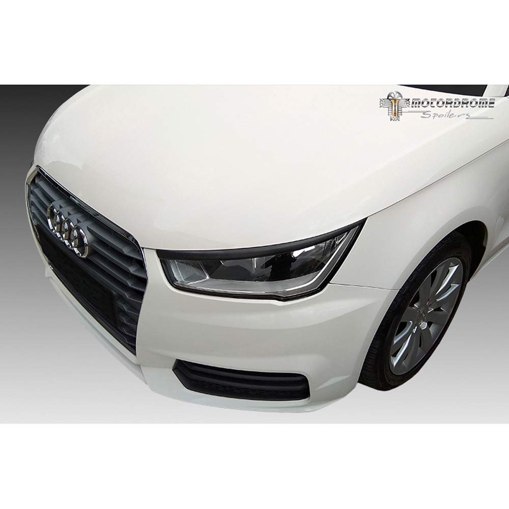 Motordrome FR.00.0156 Satz Scheinwerferblenden kompatibel mit Audi A1 (8X) 3/5-türer 2010-2018 (ABS) von Motordrome