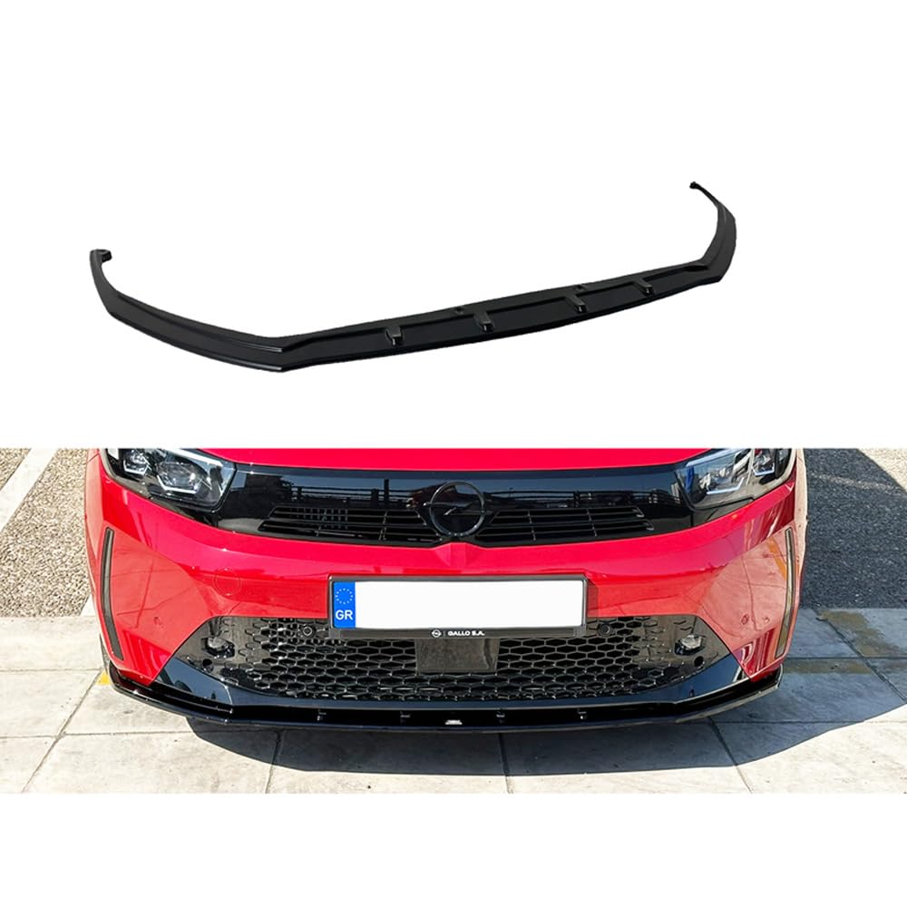 Motordrome Frontspoileransatz V2 kompatibel mit Opel Corsa F GS-Line 2019- (ABS) von Motordrome