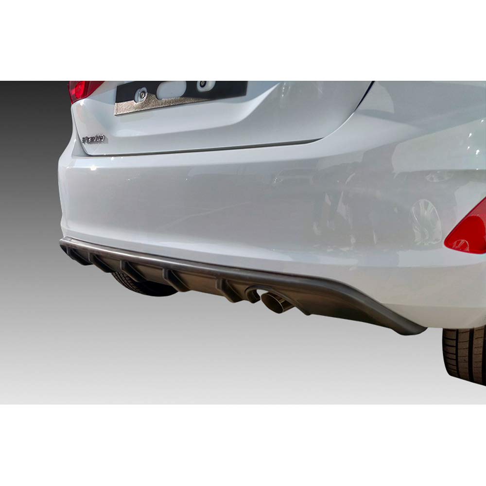 Motordrome Heckschürzenansatz (Diffusor) kompatibel mit Ford Fiesta VIII 2017- (ABS) von Motordrome