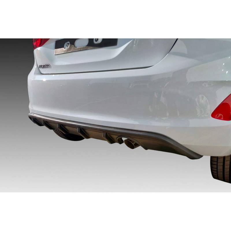 Motordrome Heckschürzenansatz (Diffusor) kompatibel mit Ford Fiesta VIII 2017- (ABS) von Motordrome
