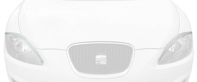 Satz Scheinwerferblenden Seat Leon/Altea/Toledo Facelift 2009-2012 (ABS) von Motordrome