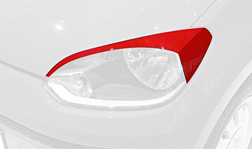 Satz Scheinwerferblenden kompatibel mit Volkswagen Up! 2012- (ABS), Unlackiert von Motordrome
