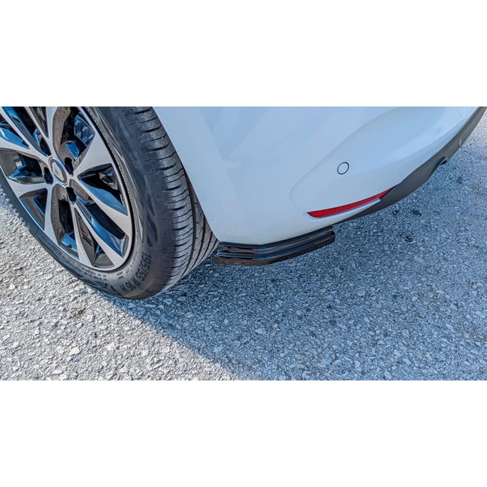 Hintere Stoßstangen-Röcke (Ecken) kompatibel mit Renault Clio V 5-Türer 2019- (ABS) von Motordrome