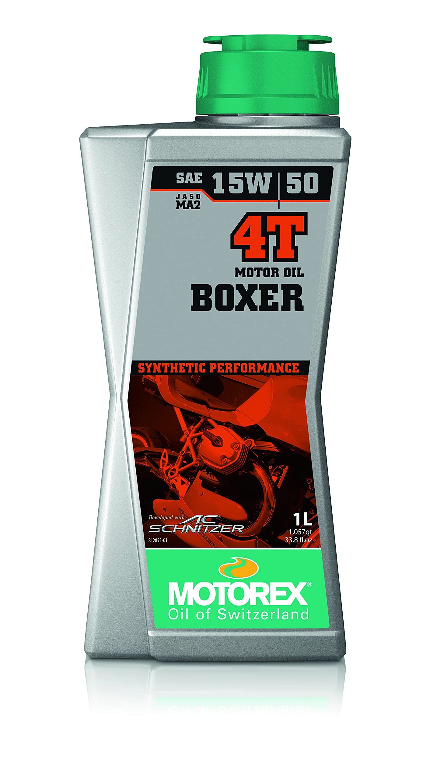MOTOREX 4T Boxer SAE 15W-50 Motorrad Motoröl 1l von Motorex