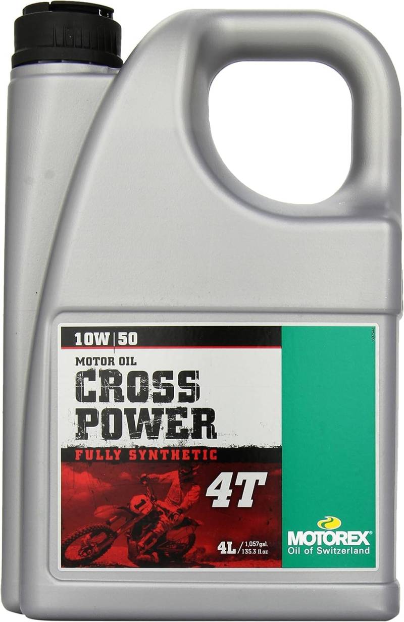 MOTOREX Cross Power 4T Motoröl Öl 10W50 JASO MA2 API SN/SM/SL - 4L 4 Liter von Motorex