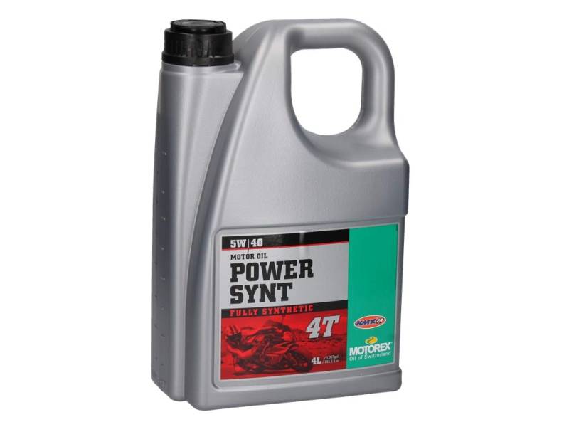 Motorex Power Synt 4T 5W40 Vollsynthetisches 4-Takt Motorenöl 4 Liter von Motorex