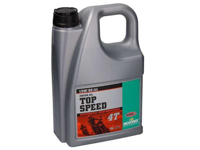 Motorex Top Speed 4T 15W/50 Synthetisches 4-Takt Motorenöl 4 Liter von Motorex