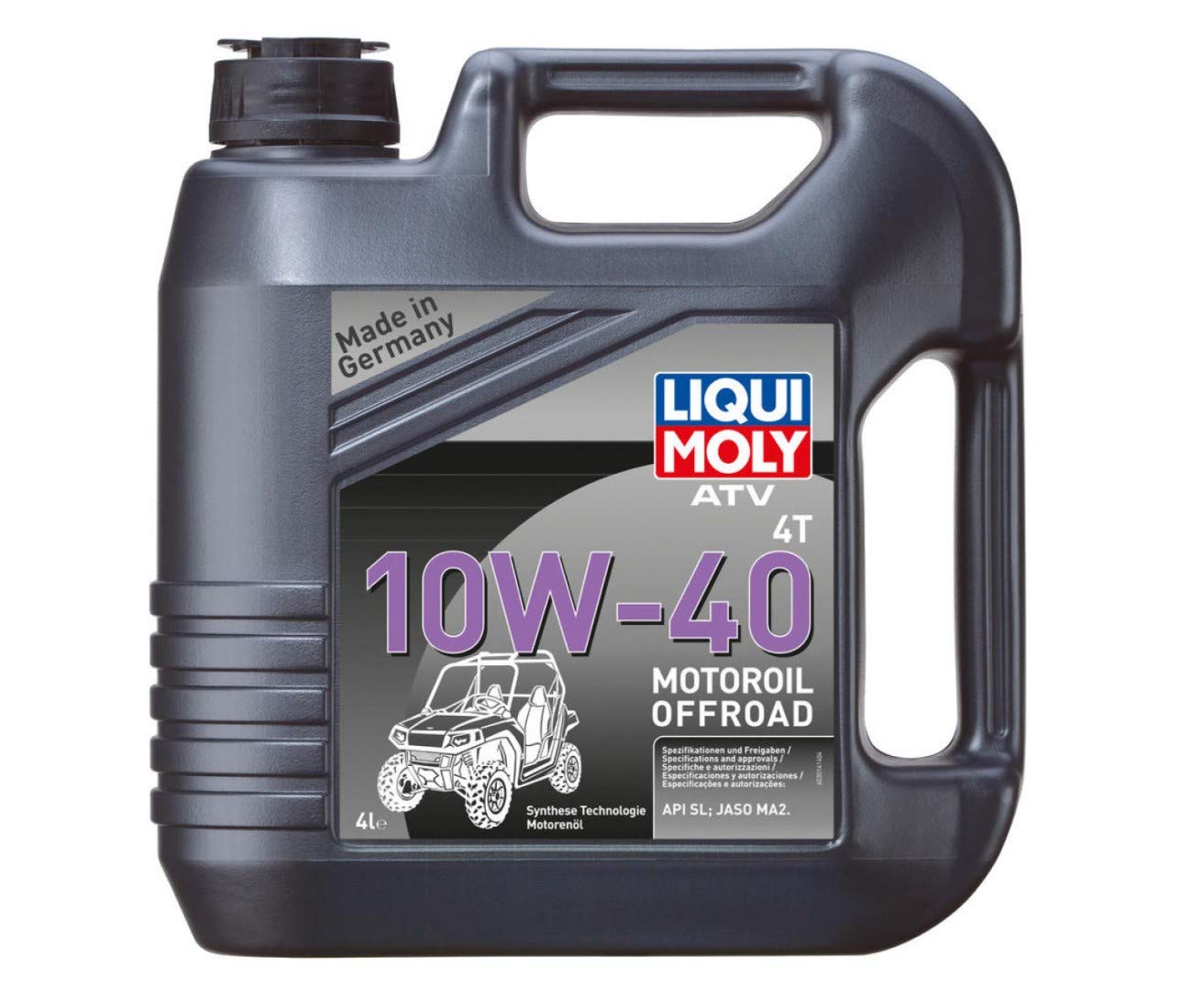 Öl 4 Zeit 4 Liter 10 W40 ATV Liqui moly-3014 von Motorex