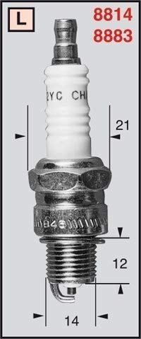 CHAMPION Zündkerze L86C OEO37 von Motorize