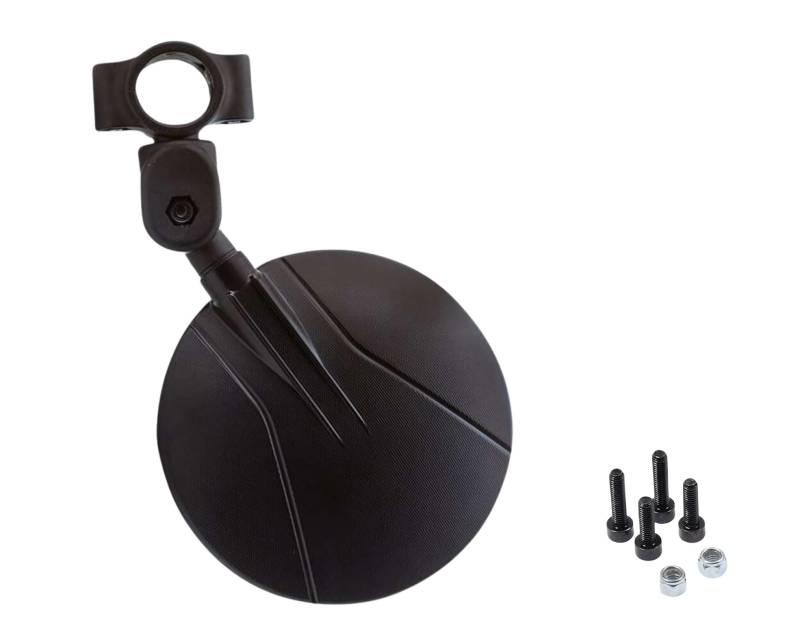 Spiegel FAR Flexi Enduro klappbar schwarz für 22-24mm Lenker Motocross Lenkerspiegel mit Straßenzulassung - 7699 von FAR